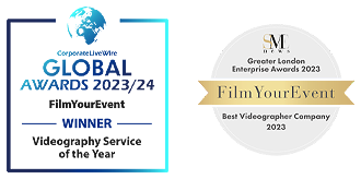 CorporateLiveWire 2023/2024 Winner and Greater London Enterprise Best Videographer Winner 2023